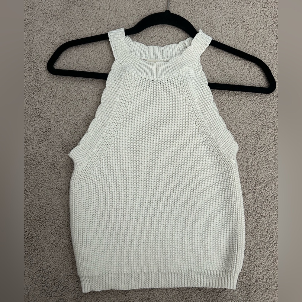 Altar'd State Cream Knit Tank